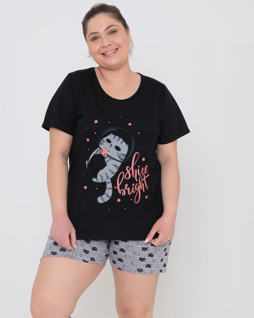 Pijama-Plus-Size-Feminino-Estampa-Gato-Preto