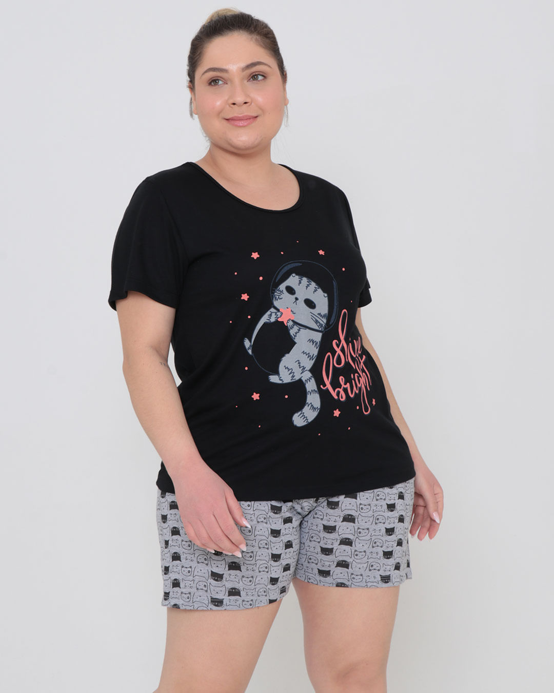 Pijama-Plus-Size-Feminino-Estampa-Gato-Preto