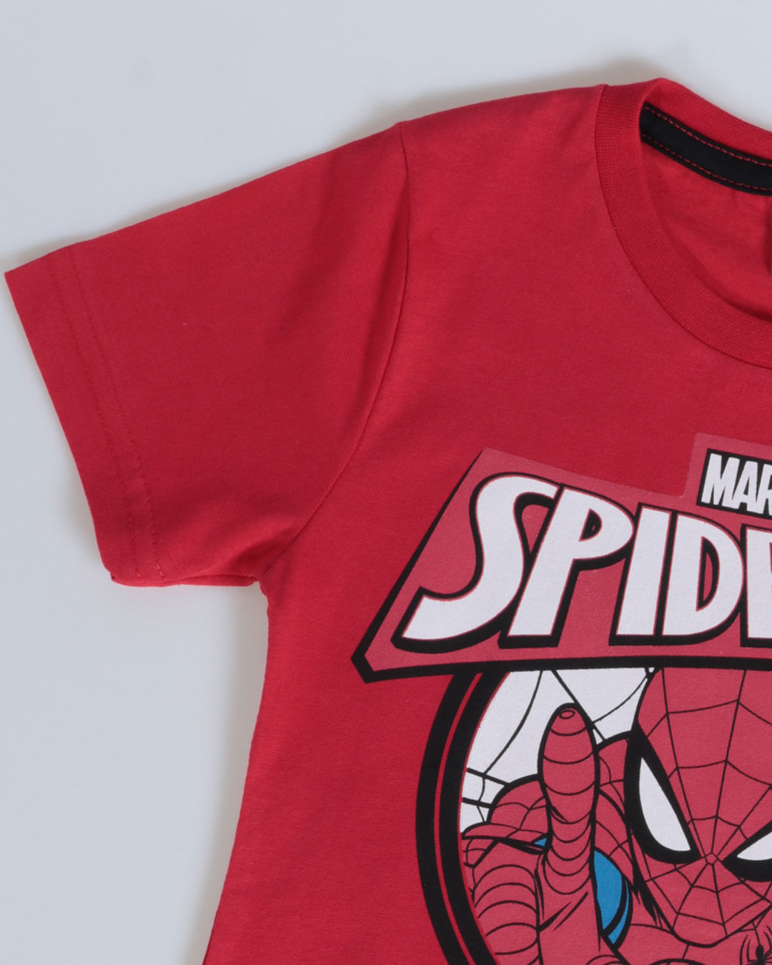 Camiseta-Bebe-Manga-Curta-Homem-Aranha-Marvel-Vermelha