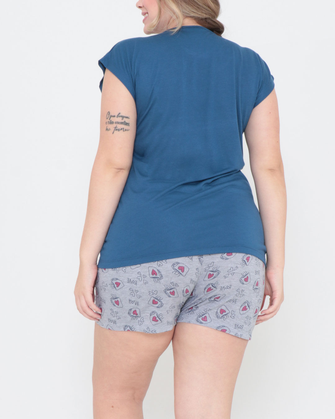 Pijama-Feminino-Plus-Size-Estampa-Love-Azul--