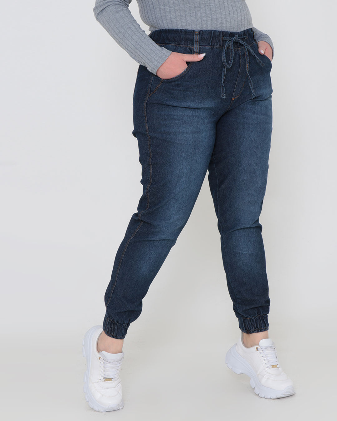 Calca-Jeans-Plus-Size-Jogger-Cordao-Denim-Azul-Escuro