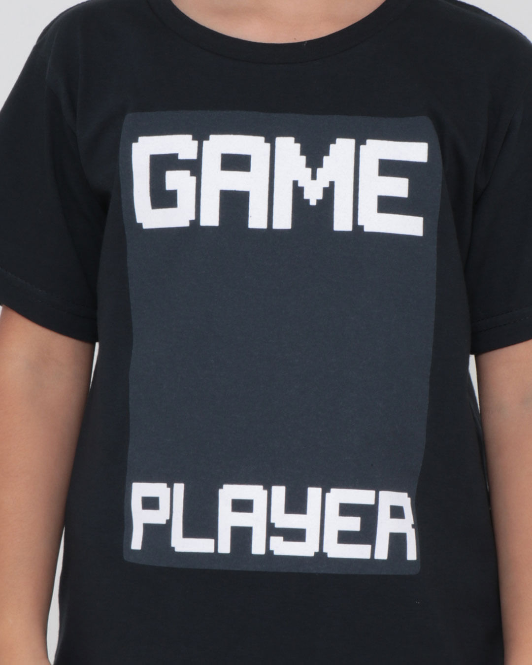 Camiseta-Infantil-Recorte-Barra-Game-Player-Preta