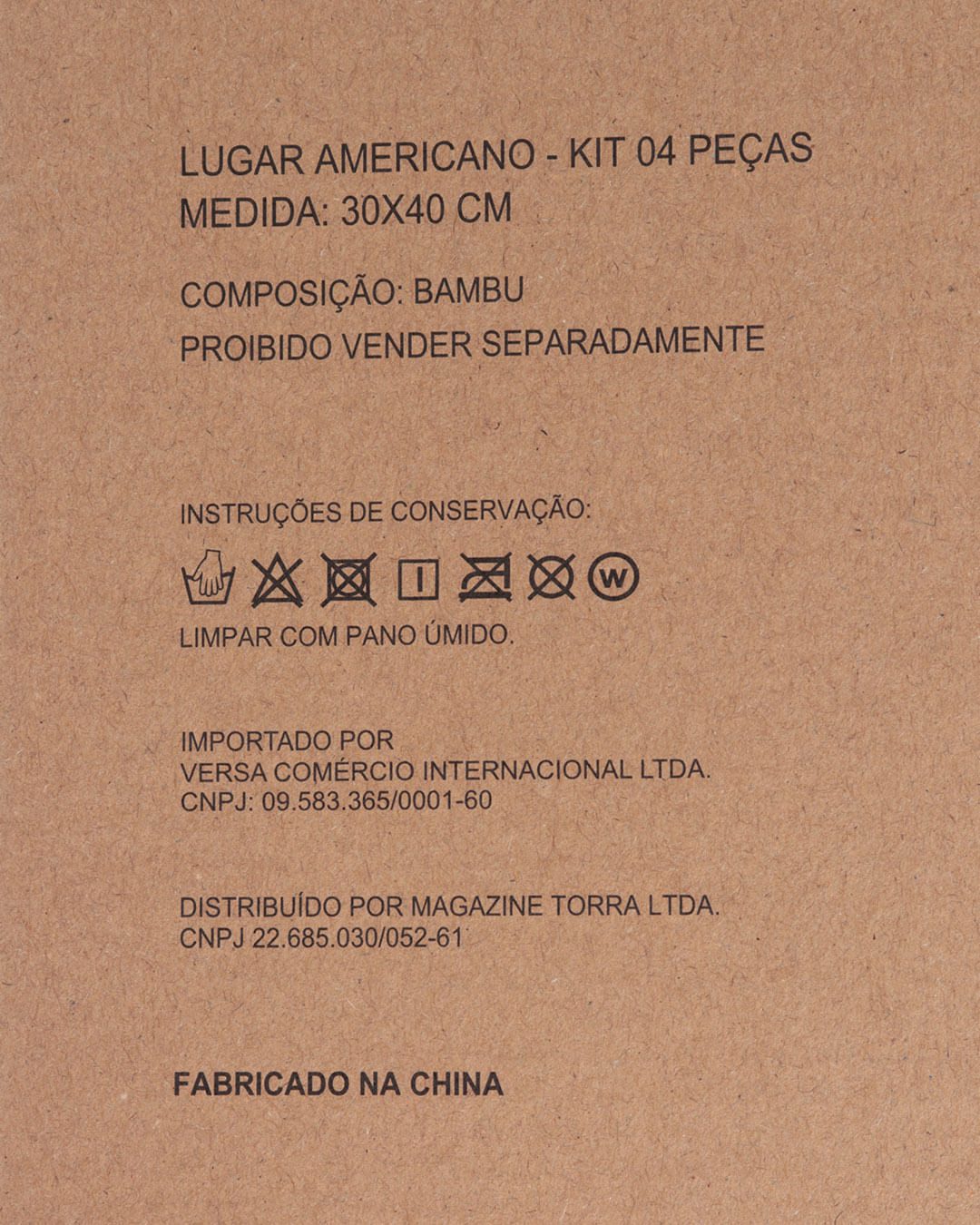 Kit-4-Pecas-Jogo-Americano-de-Bambu-30cm-x-40cm-Bege-Claro
