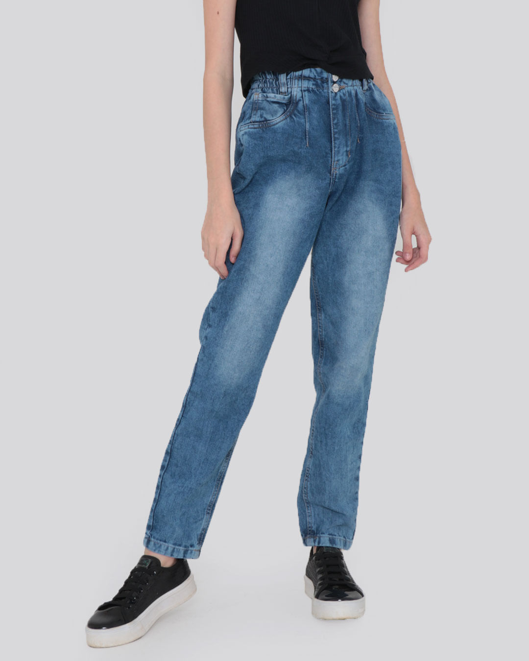 Calca-Jeans-Juvenil-Paper-Bag-Denim-Azul