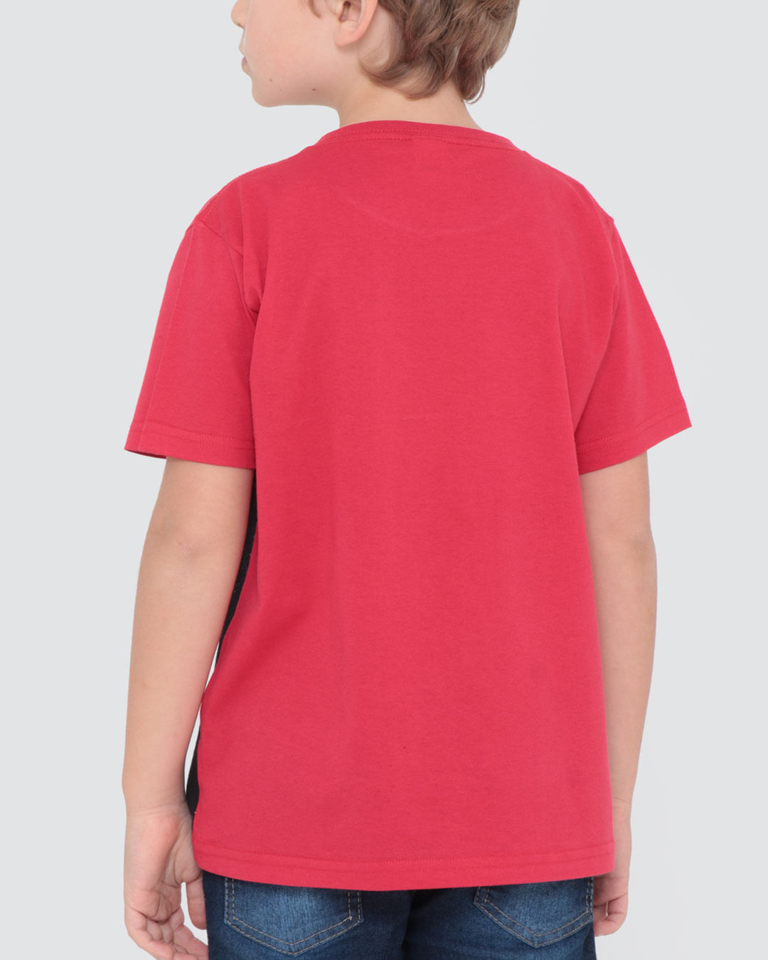 Camiseta-Infantil-Estampa-Frontal-Recorte-Vermelha