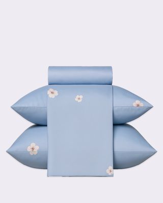 Jogo-De-Cama-Casal-4pcs-Duplo-Microperca---Azul-Floral