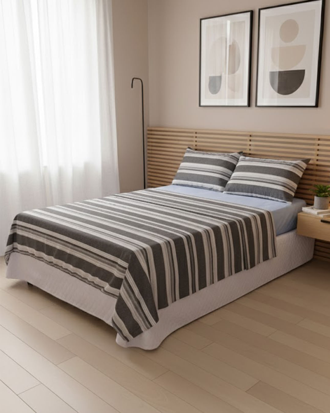 Jogo-De-Cama-Casal-4pcs-Duplo-Microperca---Cinza-Listrado
