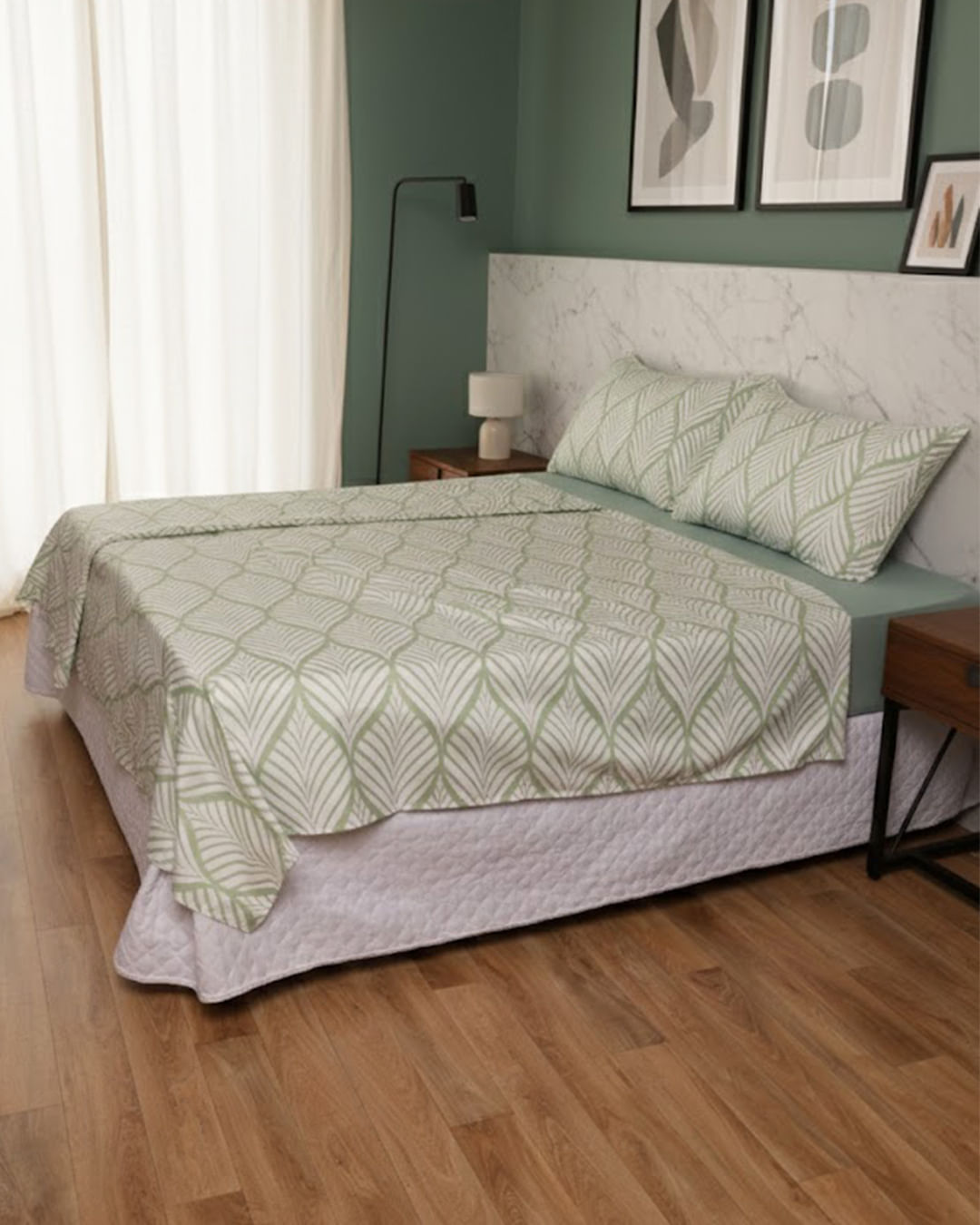 Jogo-De-Cama-Casal-4pcs-Duplo-Microperca---Verde-Outros