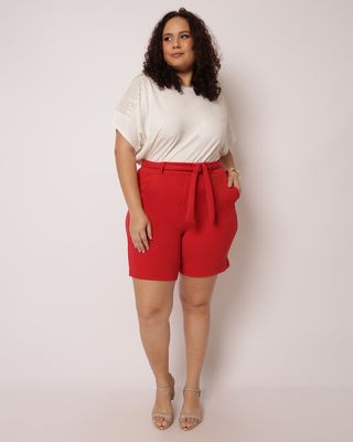 Shorts-4632-Crepe-Faixa-Cos---Vermelho