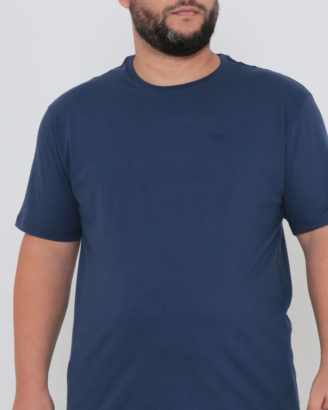 Camiseta-Plus-Size-Basica-Azul-Marinho-