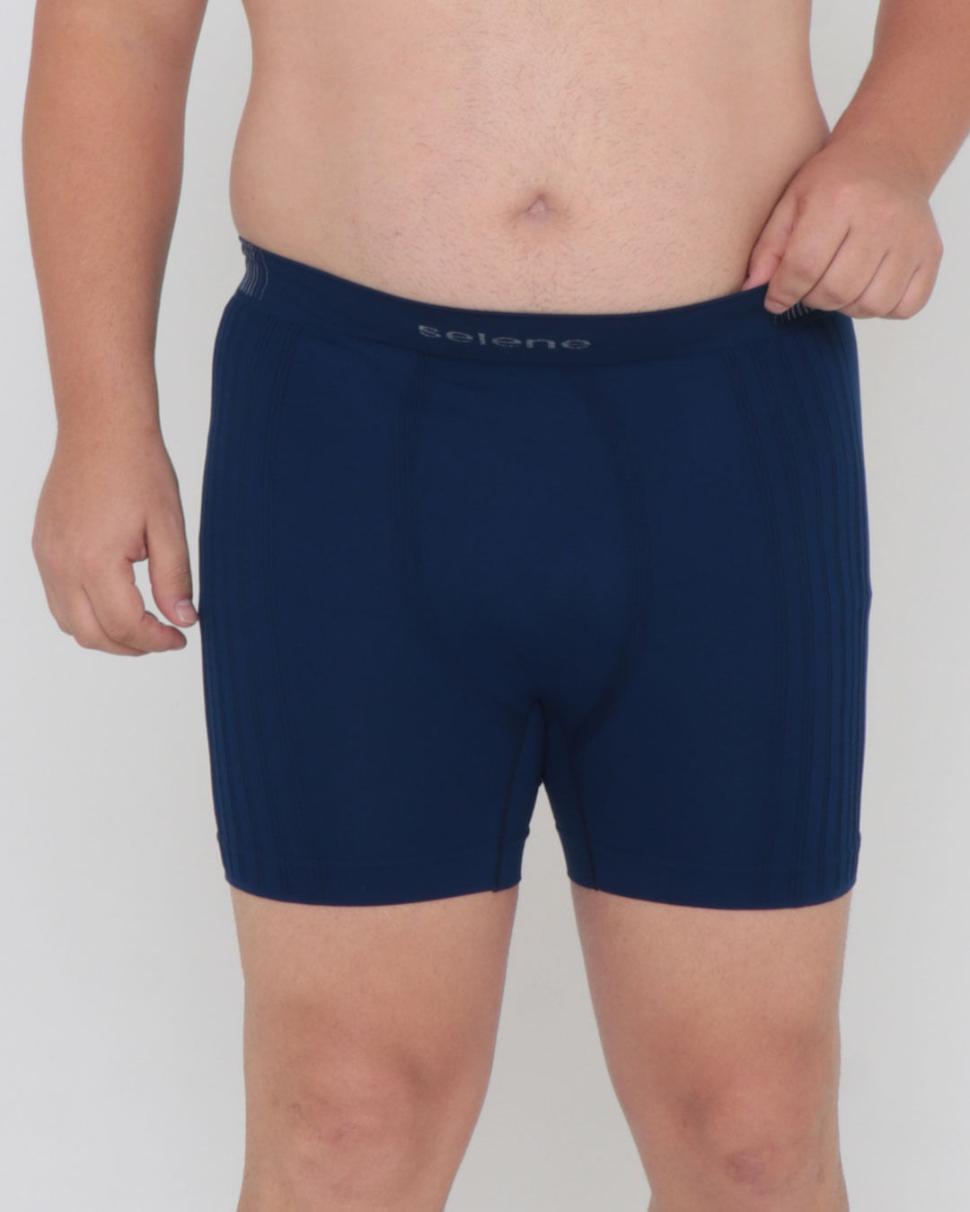 Cueca-Boxer-Plus-Size-Sem-Costura-Azul-Marinho