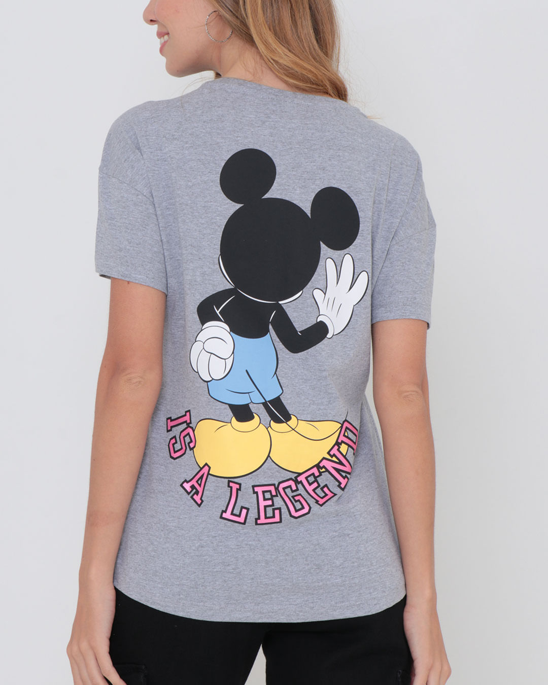 Camiseta-Estampa-Mickey-Mouse-Disney-Mescla-Cinza