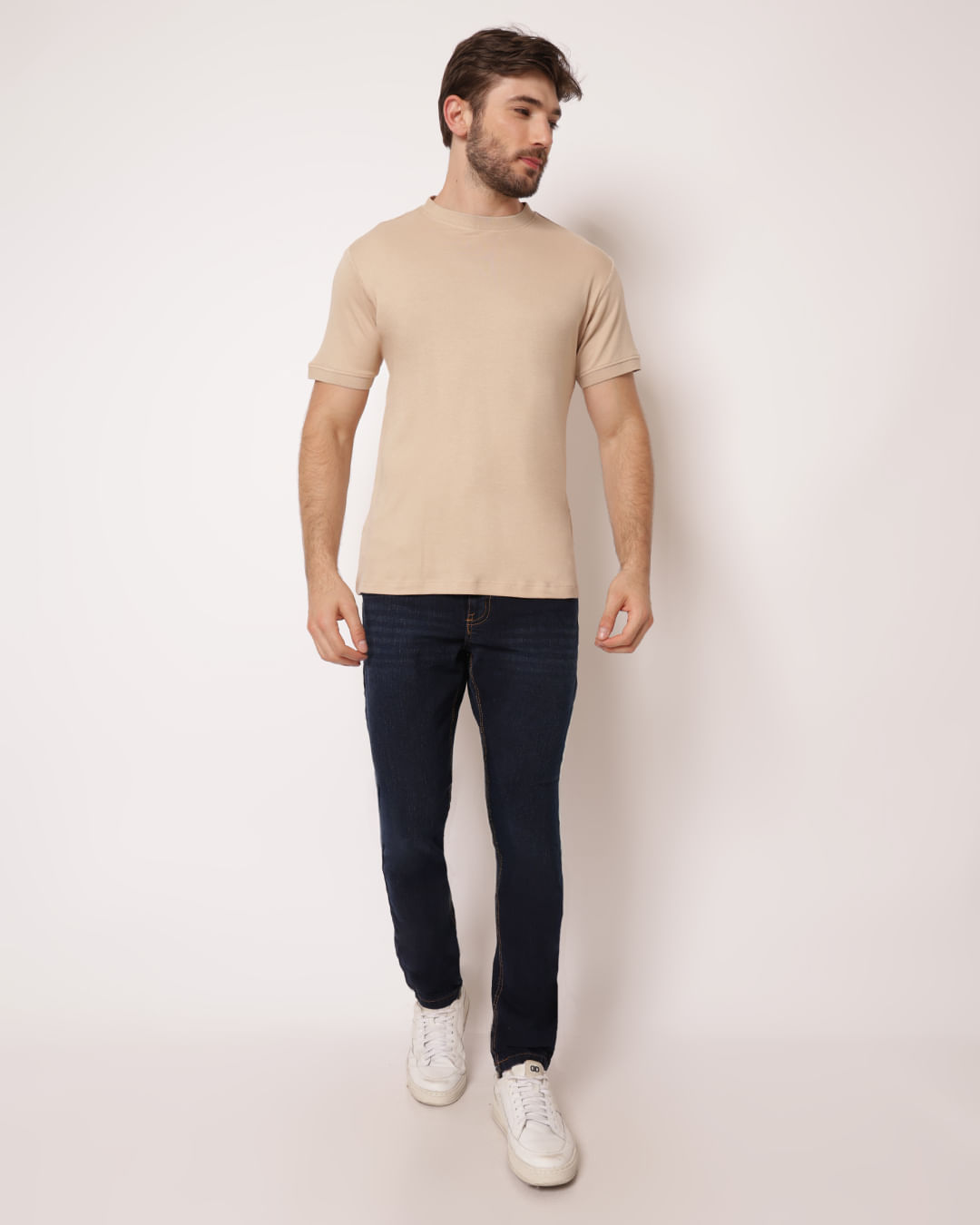 Camiseta-Modal-5050-Bege---Bege
