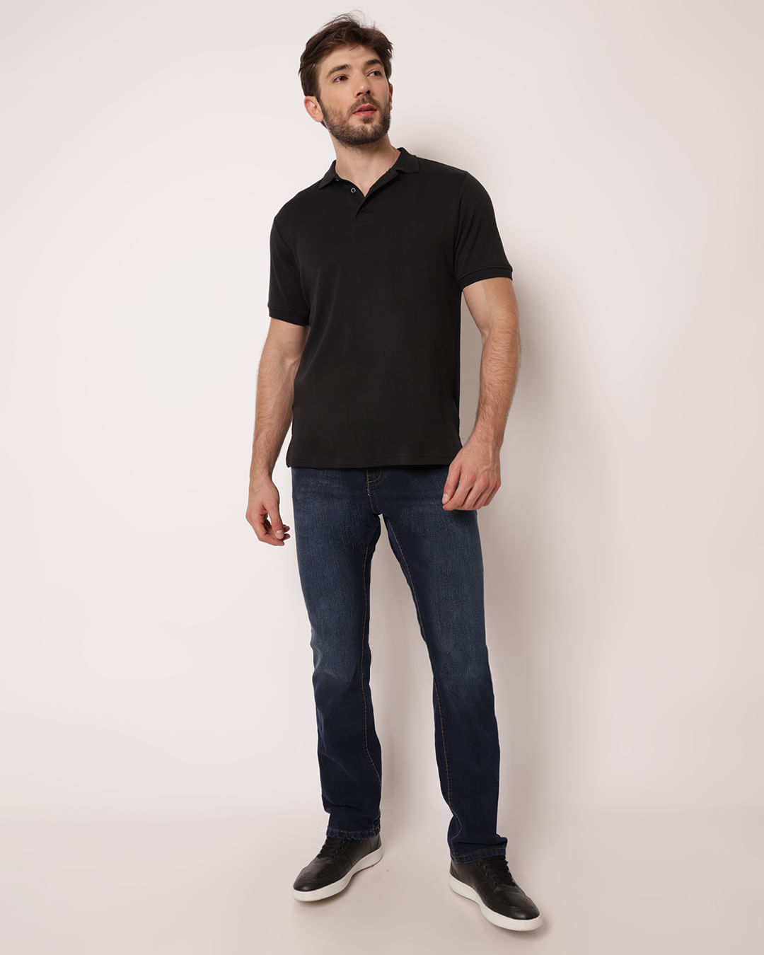 Polo-Interlock-Suedine-Pto---Preto