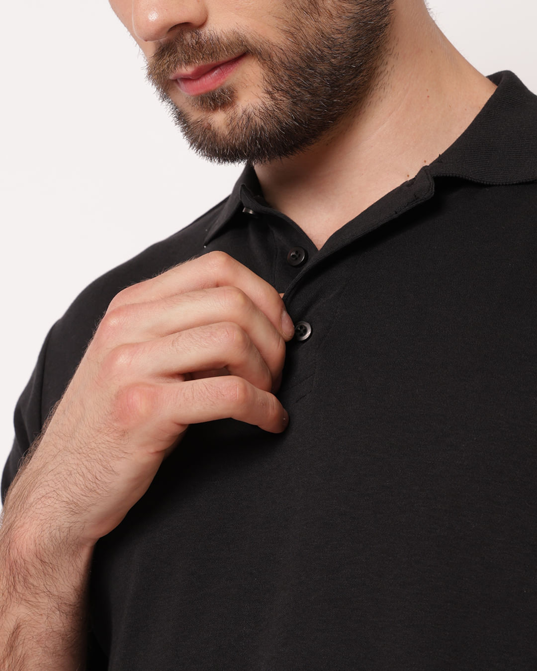 Polo-Interlock-Suedine-Pto---Preto
