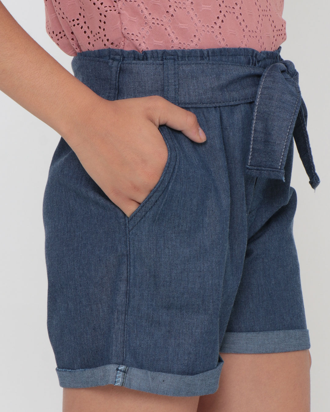 Short-Jeans-Juvenil-Lacinho-Clochard-Azul
