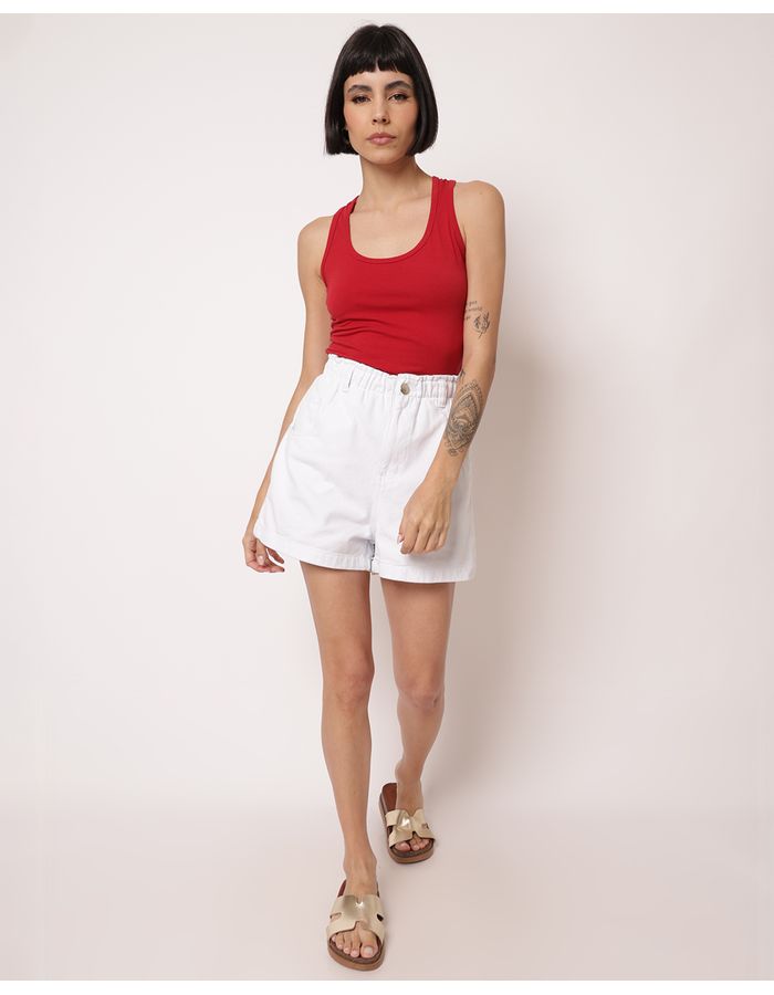 Shorts-Sarja-Elastico-Cintura-Branco---Branco