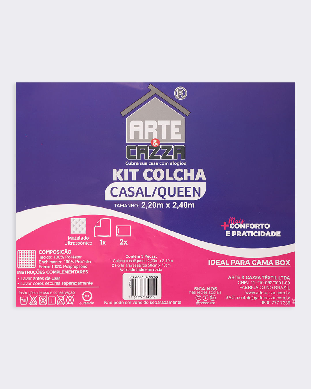 Kit-Colcha-Cs-Portat-Cabas-Ultrasonica---Marrom-Floral