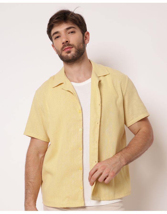 Camisa-Mc-Trrcm24180-Gola-Cubana-Ama---Amarelo