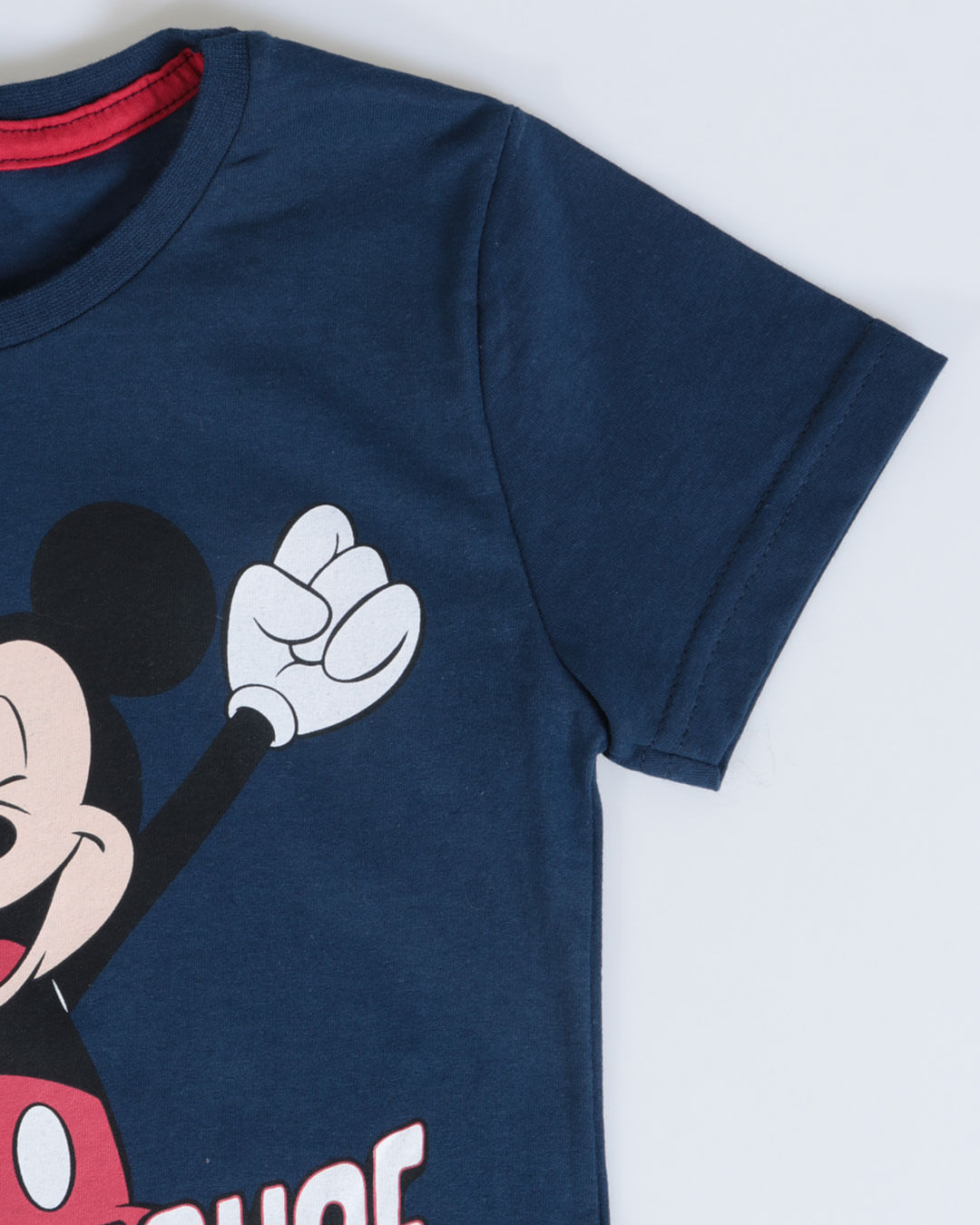 Camiseta-Bebe--Manga-Curta-Mickey-Disney-Marinho