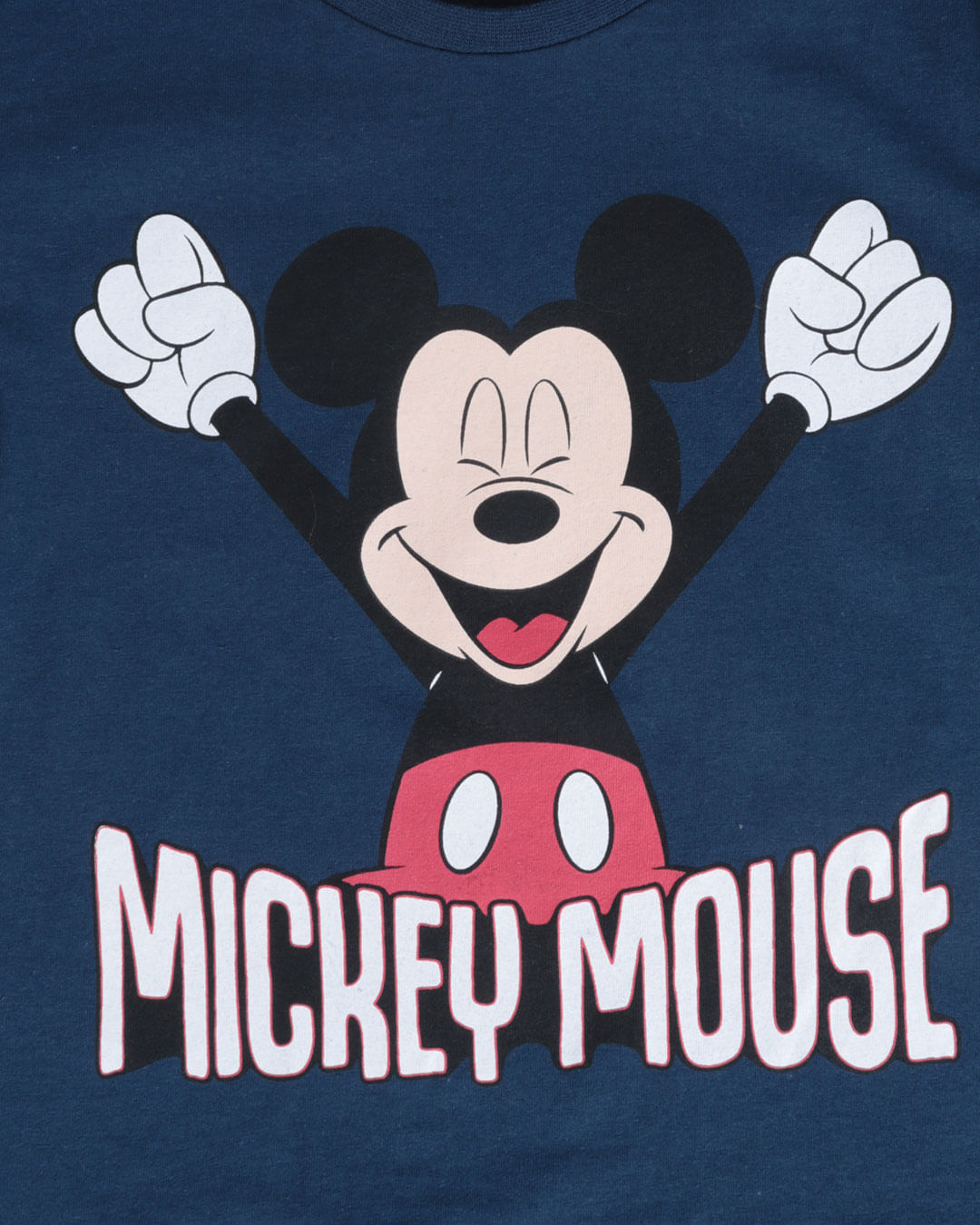 Camiseta-Bebe--Manga-Curta-Mickey-Disney-Marinho
