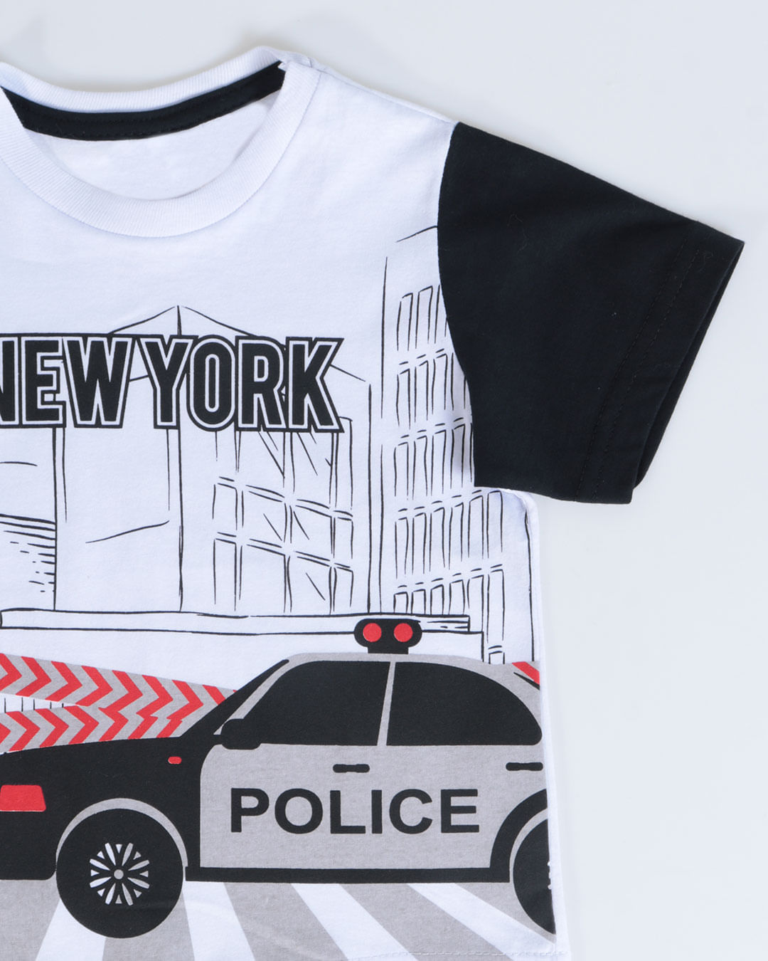 Camiseta-Bebe--Estampa-Policia-Branco
