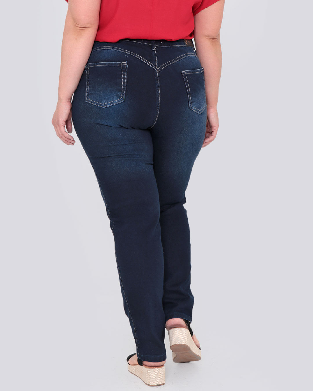 Calca-Jeans-Feminina-Plus-Size-Reta-Azul-Escuro