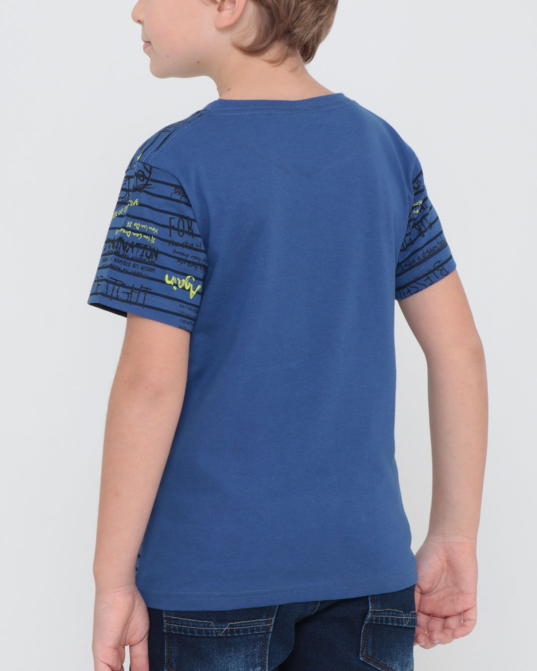 Camiseta-Infantil-Estampada-Azul