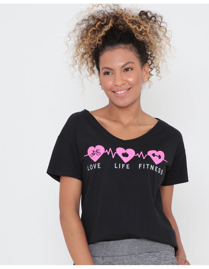 Blusa-Fitness-Decote-V-Estampada-Preta