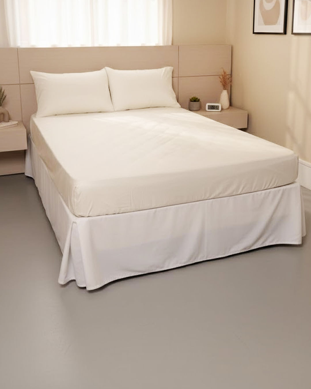 Jogo-De-Cama-Casal-Basic-3-Pcs-Liso---Off-White