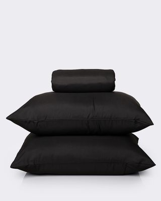 Jogo-De-Cama-Casal-Basic-3-Pcs-Liso---Preto