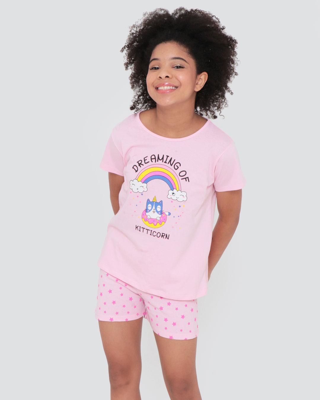 Pijama-Juvenil-Estampa-Gatinho-Rosa-Claro