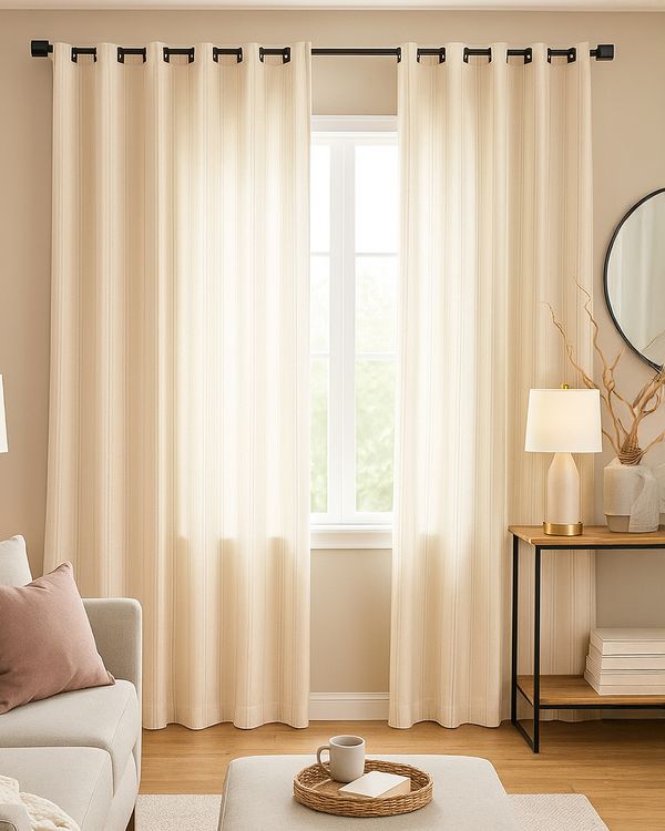 Cortina BecaDecor Láglio 400cm x 260cm Bege UN