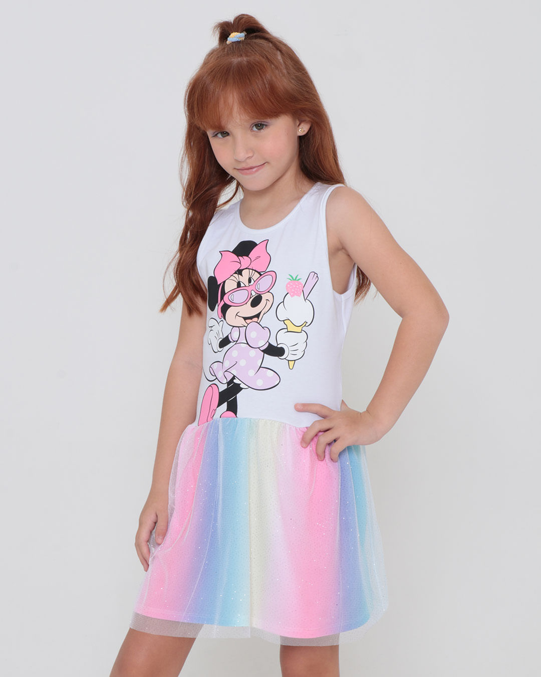 Vestido-Infantil-Tule-Minnie-Disney-Branco
