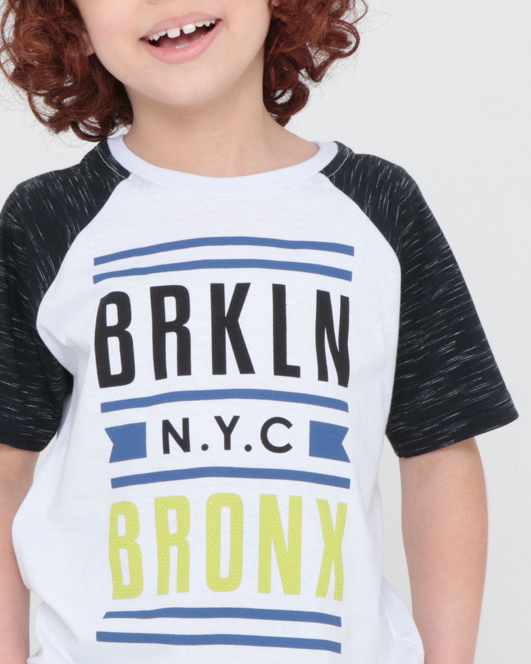 Camiseta-Infantil-Manga-Raglan-Estampada-Bronx-Branca