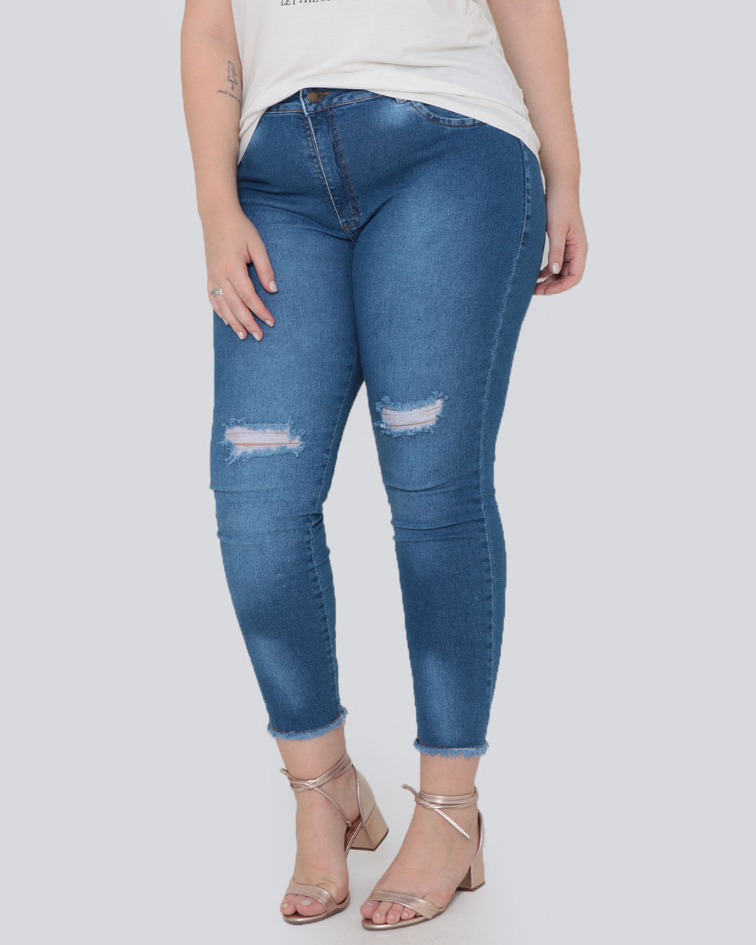 Calca-Jeans-Feminina-Plus-Size-Skinny-Desfiados-Azul