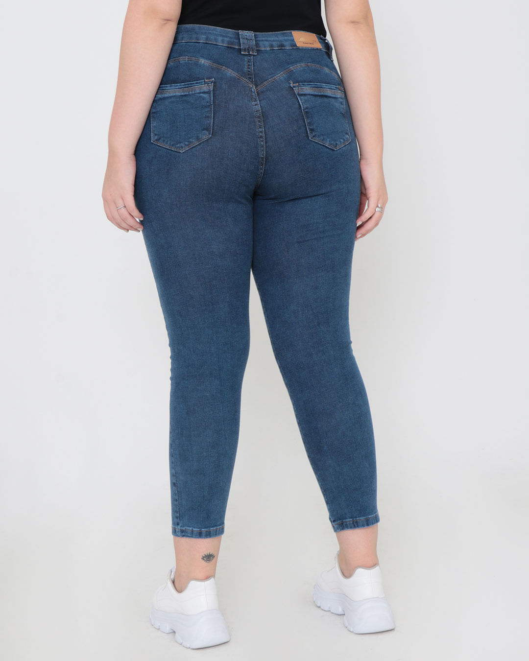 Calca-Sawary-Jeans-Feminina-Plus-Size-Skinny-Desfiados-Azul
