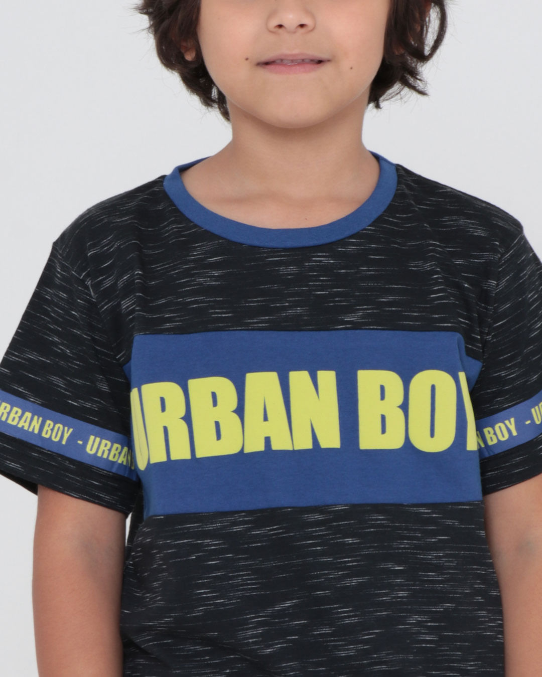 Camiseta-Infantil-Estampa-Urban-Mescla-Preta