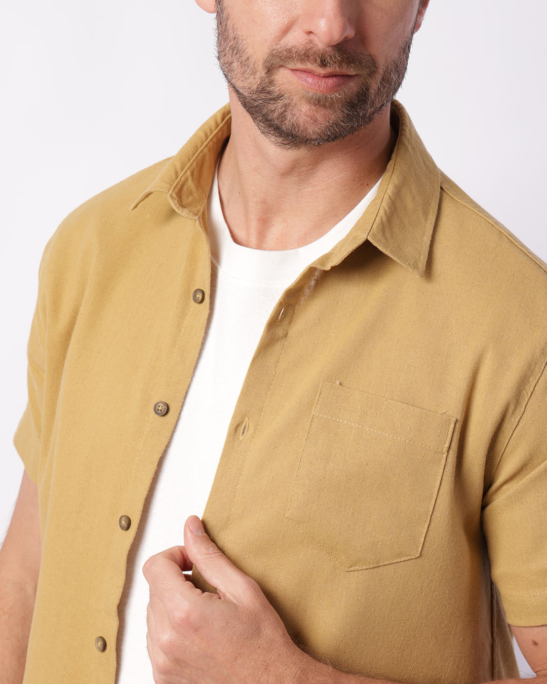 Camisa-Mc-Linho-Kha---Khaki