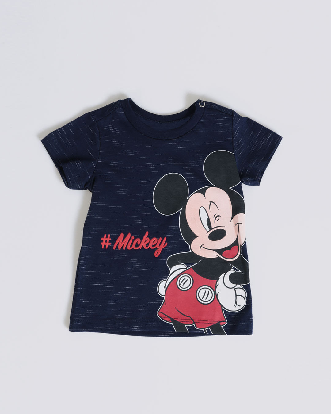 Camiseta-Bebe-Manga-Curta-Mickey-Disney-Azul-Marinho