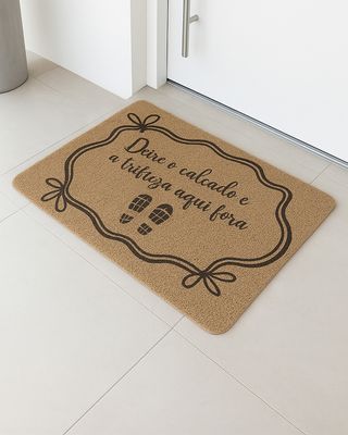 Capacho-Vinil-40x60-Welcome-Bege-S5---Bege