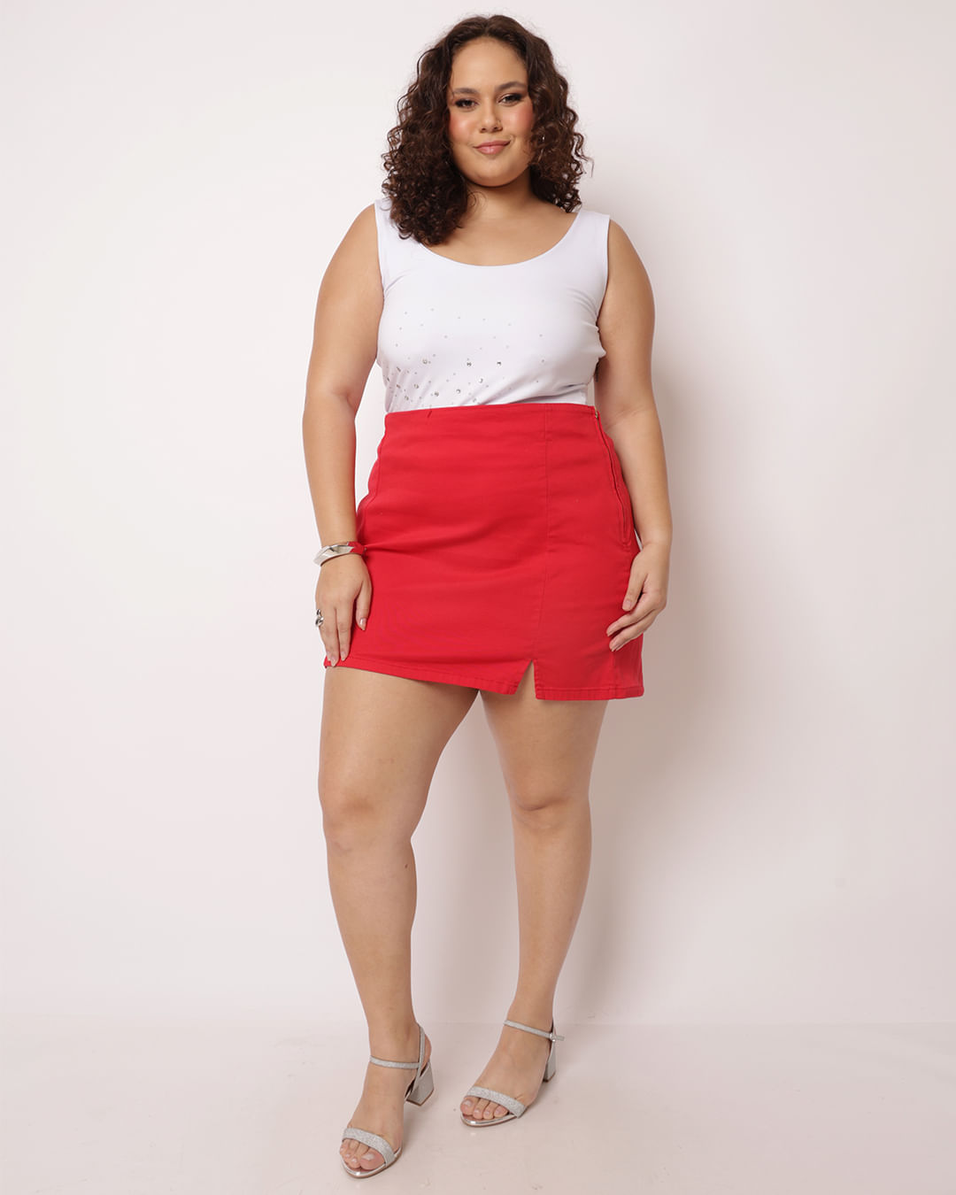 Mini-Saia-Sarja-Slit-Vermelho-Tg-41900---Vermelho