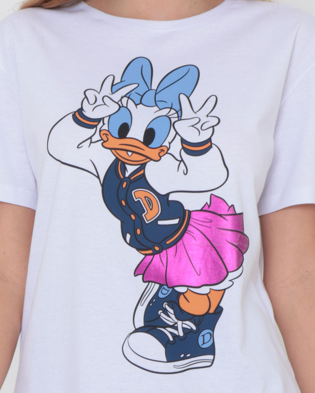 Camiseta-Estampa-Margarida-Disney-Branca