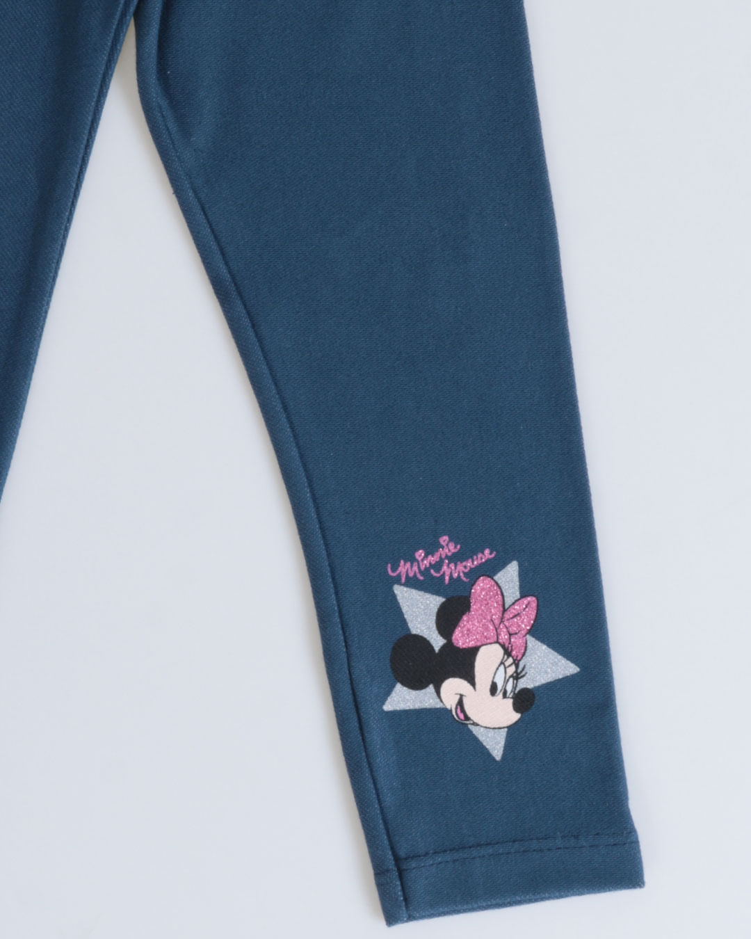 Calca-Legging-Bebe-Babados-Minnie-Mouse-Disney-Azul-Marinho