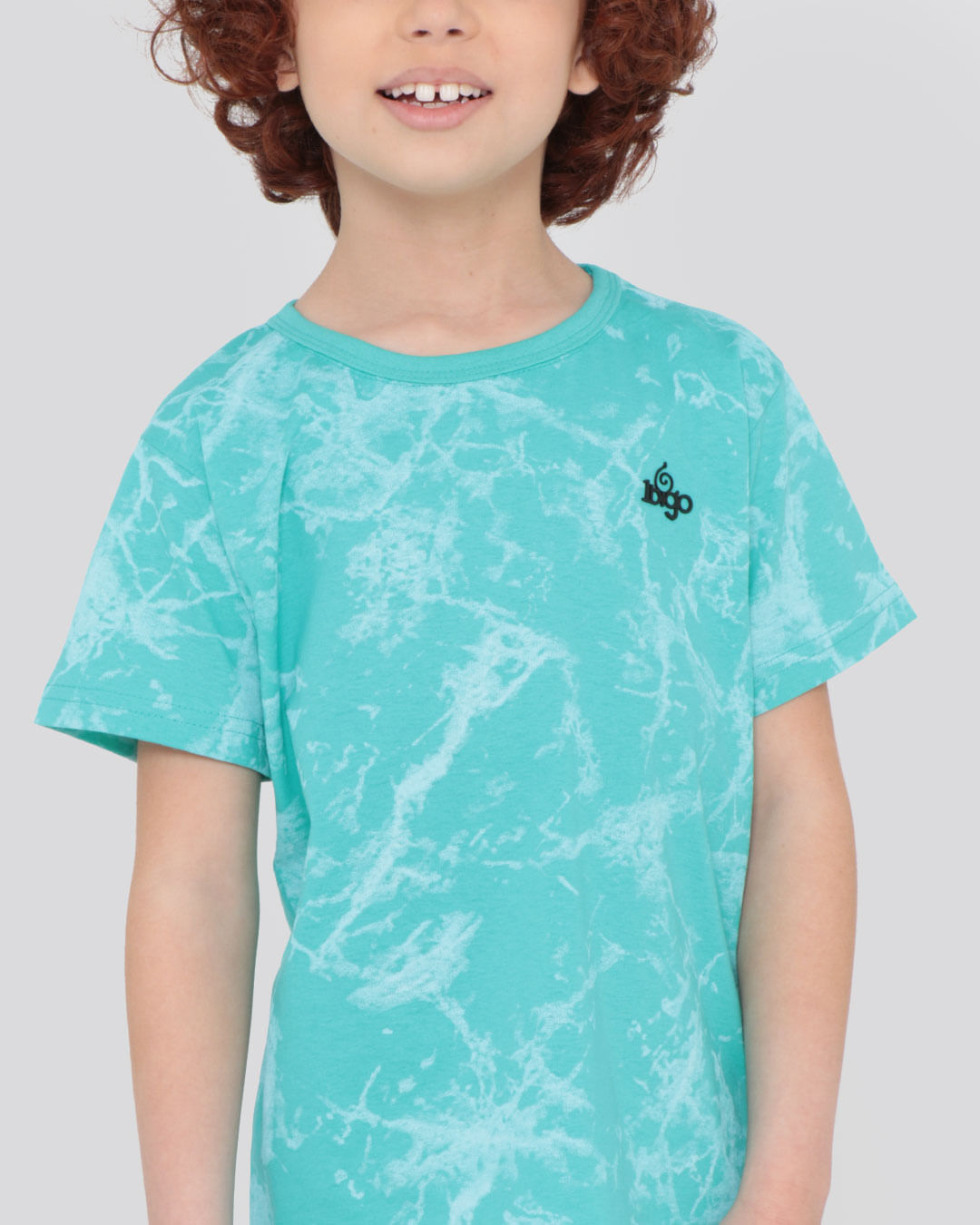 Camiseta-Infantil-Manga-Curta-Estampada-Tie-Dye-Verde