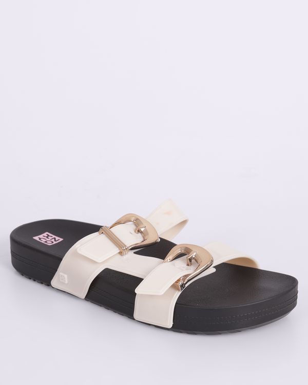 Sandália Feminina Zaxy Birken Flash Off White 39/40