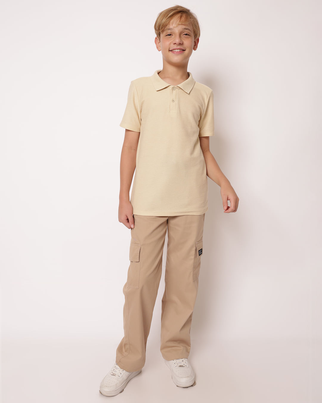 Polo--0401924-Mc-M-1016-Tex-Bege---Bege