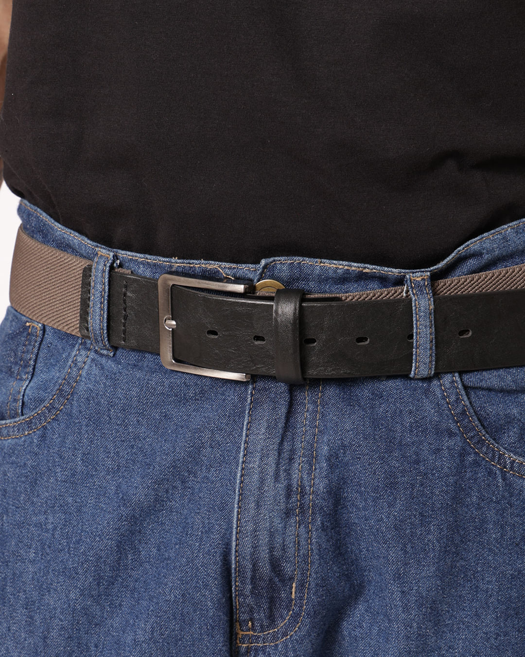 Cinto-Casual-Lona-Elastico-K24002---Bege