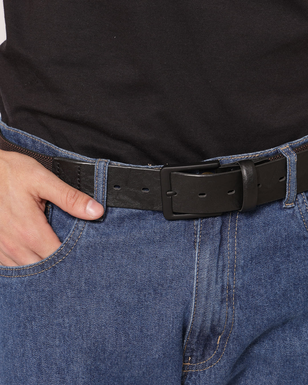 Cinto-Casual-Lona-Elastico-K24002---Marrom