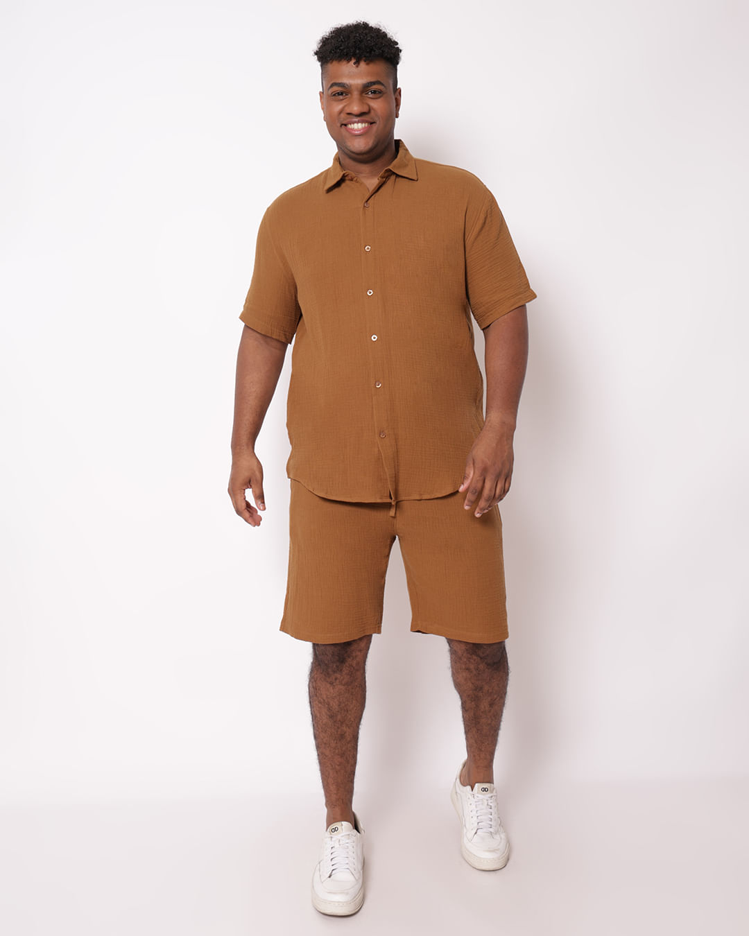Camisa-Cotton-Gauze-Khaki-Plus-G1-G4---Khaki